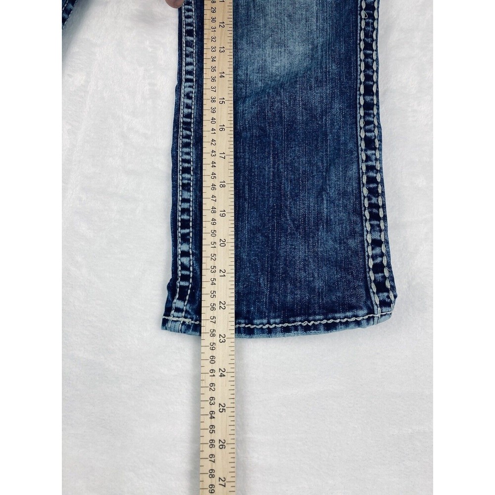 Silver Suki Capri Jeans Mid Rise Cropped Womens Size 29x22.5 - Picture 10 of 16